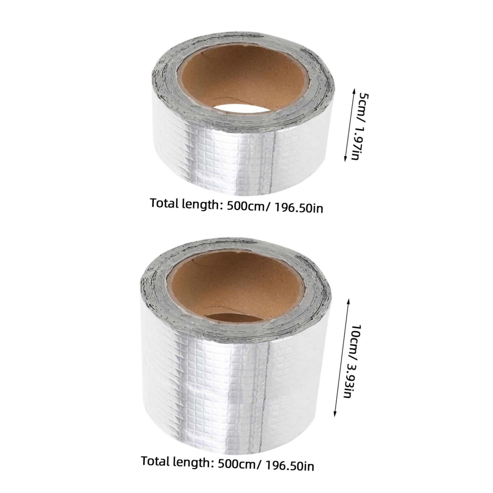 KICHOUSE 2pcs Butyl Rubber Leak Repair Tape Wide Sealing Tape for Rv Roof Boat and Window Cracks Strong Adhesive for Leak Prevention