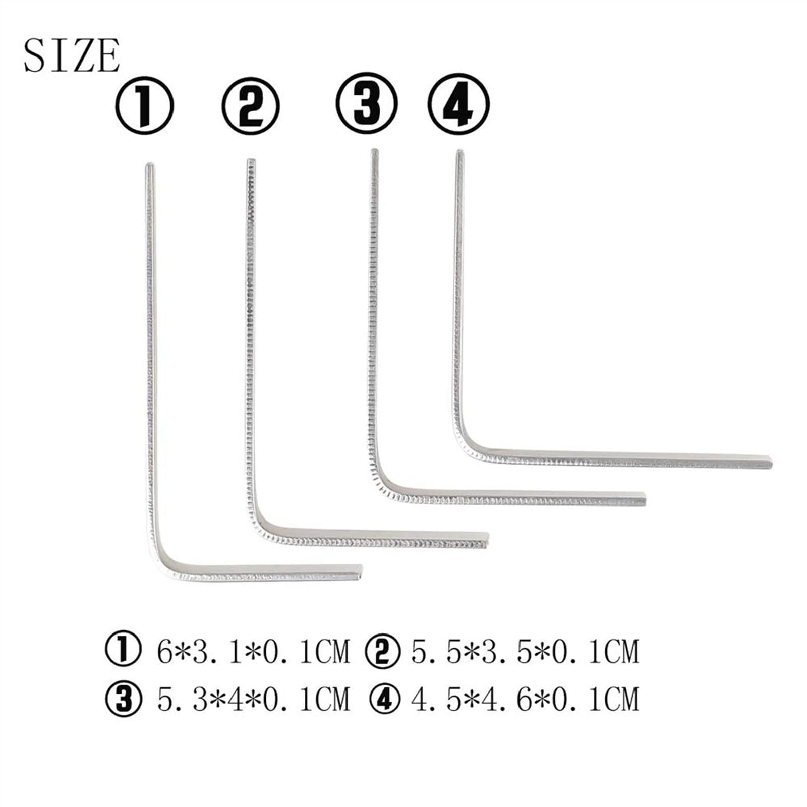 Amazon | 4 ピース/セットサックス修理ツール L 型管楽器修理