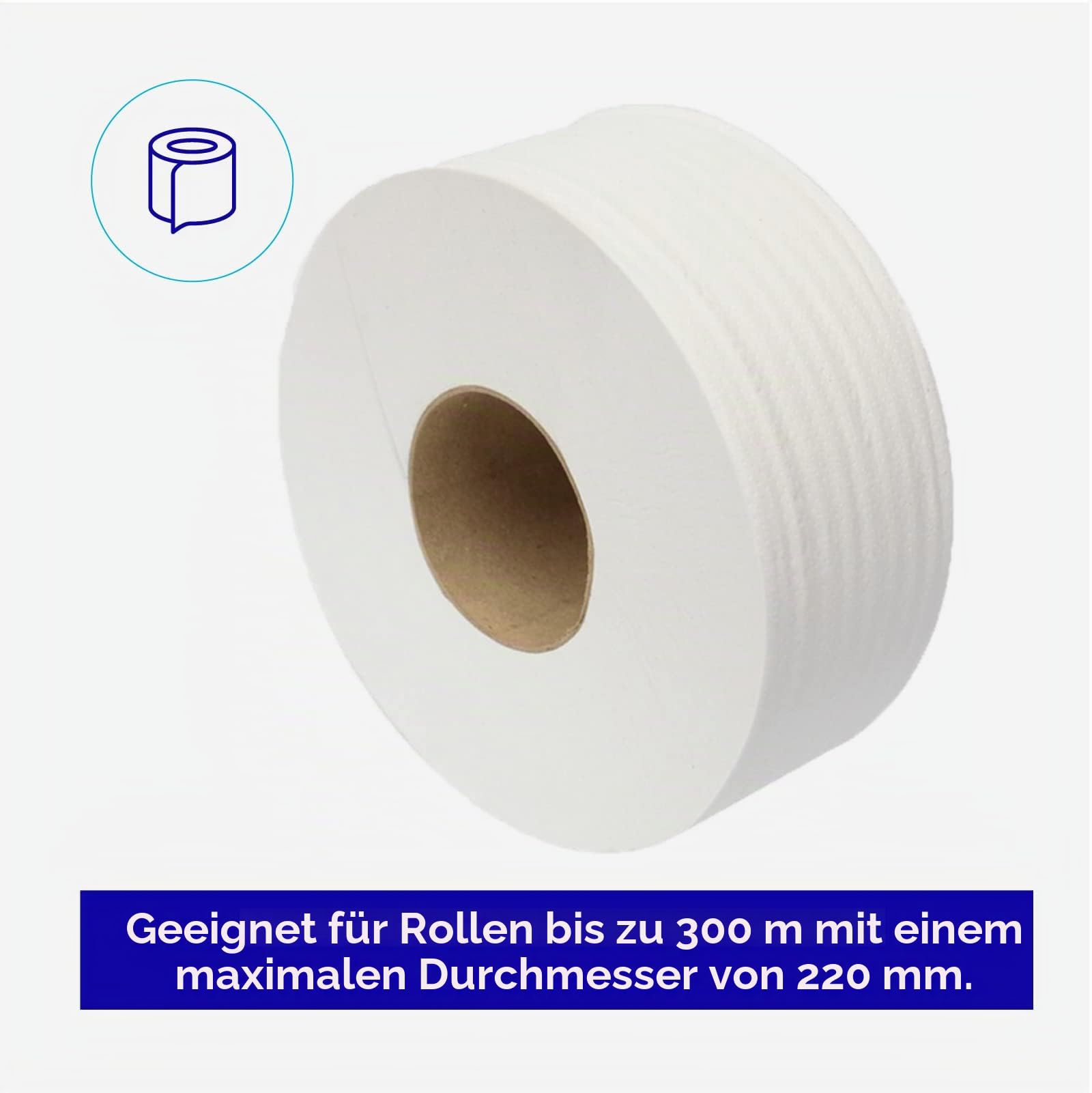 Jofel AE57000 - TOILETTENPAPIERSPENDER MITTELGROSS SMART ABS WEISS