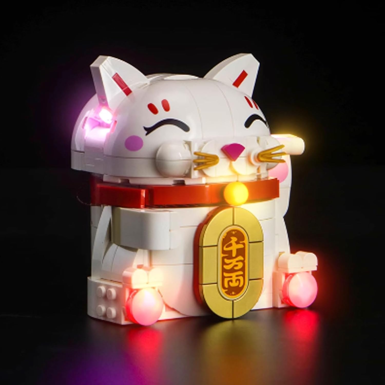 LED Lighting Kit Compatible with Lego 40813 Lucky Cat Series LED Light Set (Model Kit Not Included - Lighting Components Only)