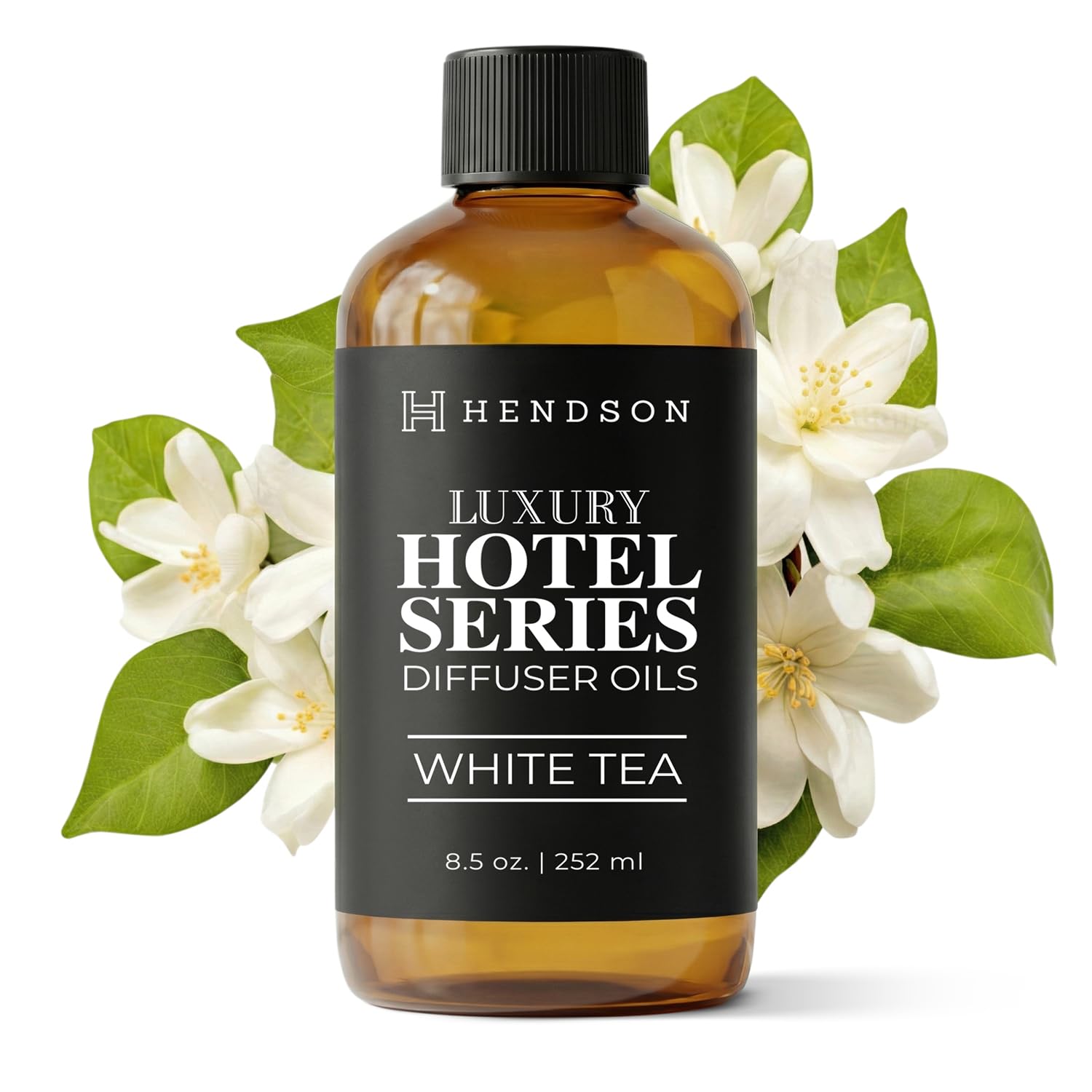 White Tea Reed Diffuser Oil Refill - Luxury Hotel Series Fragrance Oils for Diffuser, Long-Lasting, Natural Home Fragrance and Scent for Diffusers, Crafting & Aromatherapy (8.5 Fl Oz)