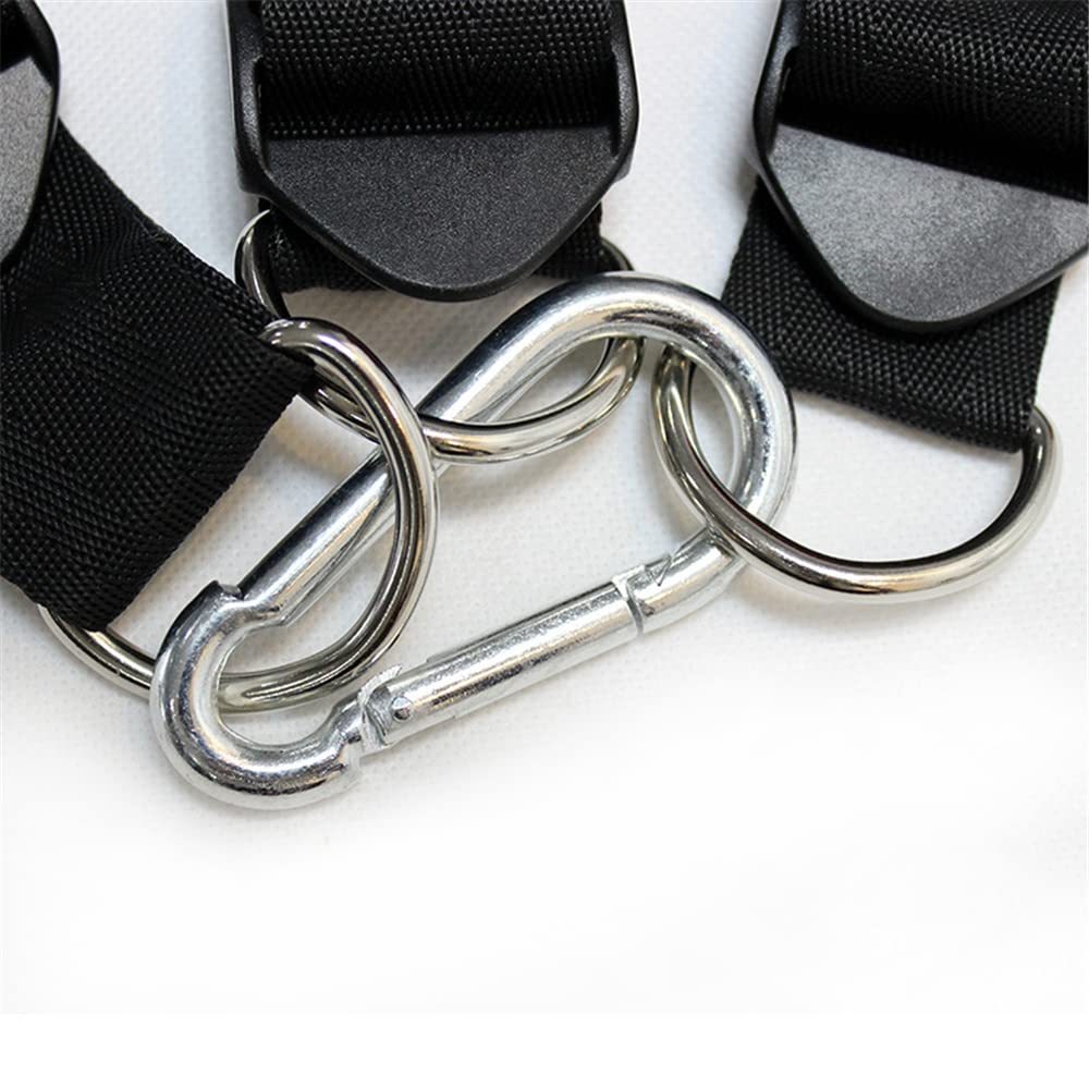 Rotation et Oscillation à Sêxês RêṦtrḁīňts 360°, siège Souple Confortable Chaise Suspendue de Sport B-D-S-N siège