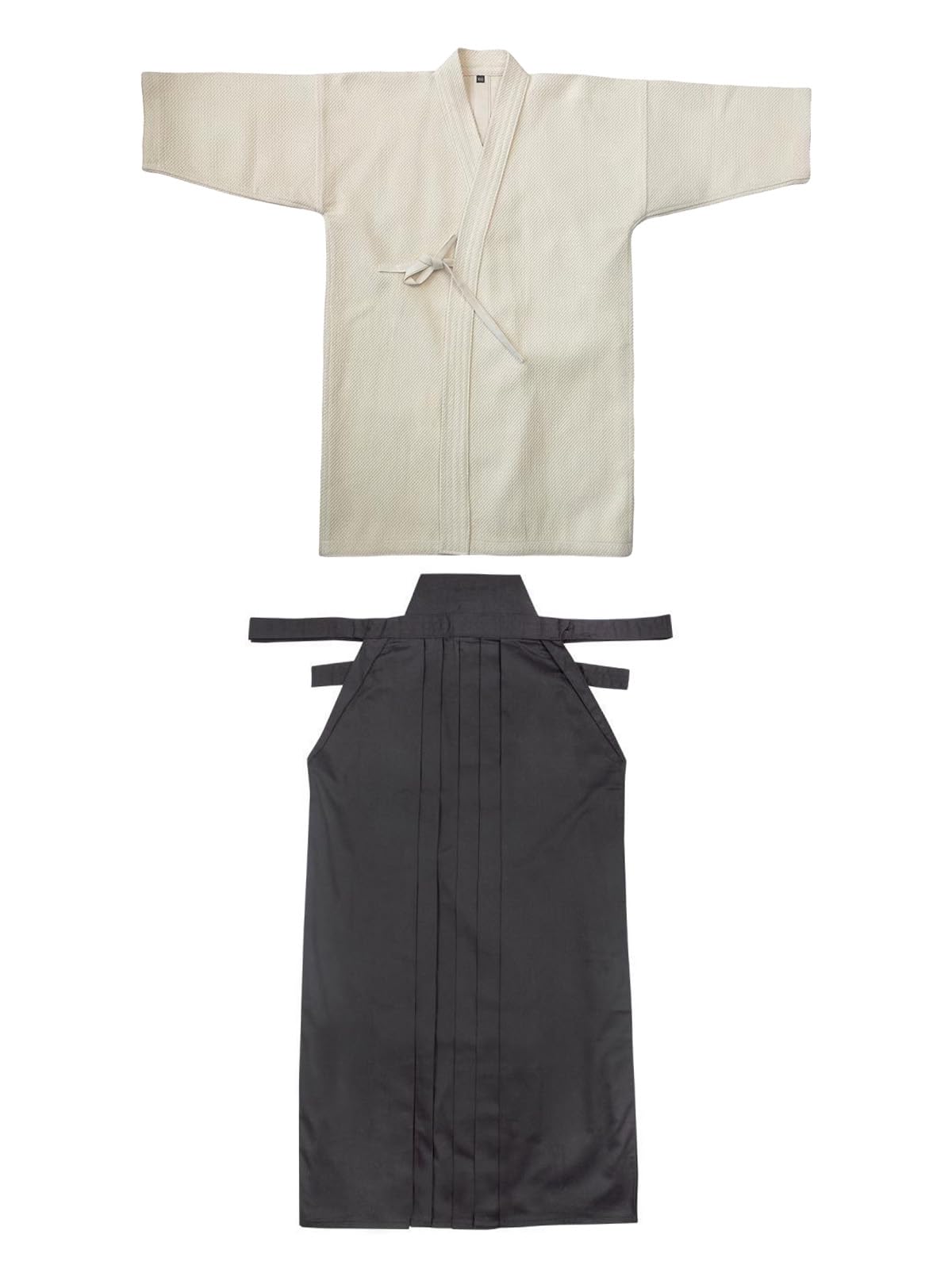 Hakama Kendo Gi Aikido Samurai Hakama Martial Arts Clothing Kimono Koszulki Kostiumes Formal Kyudo Kimono 2 szt. 165 cm