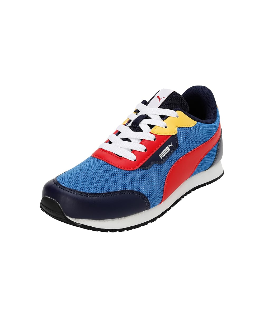 Puma Unisex-Kid Axel Junior Team Royal-Peacoat-Spectra Yellow Sneaker - 3UK (39046705) (B0BP7T87HN) Amazon Price History, Amazon Price Tracker