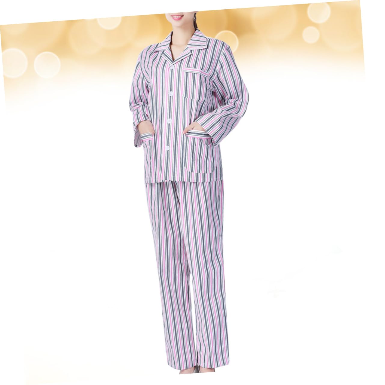 VALICLUD 2 Set Camicie da Notte di Cotone Paziente Vestito per Ospedale USA E Getta Paziente Veste Uomini Pigiami Ospedale Vestiti Infermiera Scrub Camice Perdere
