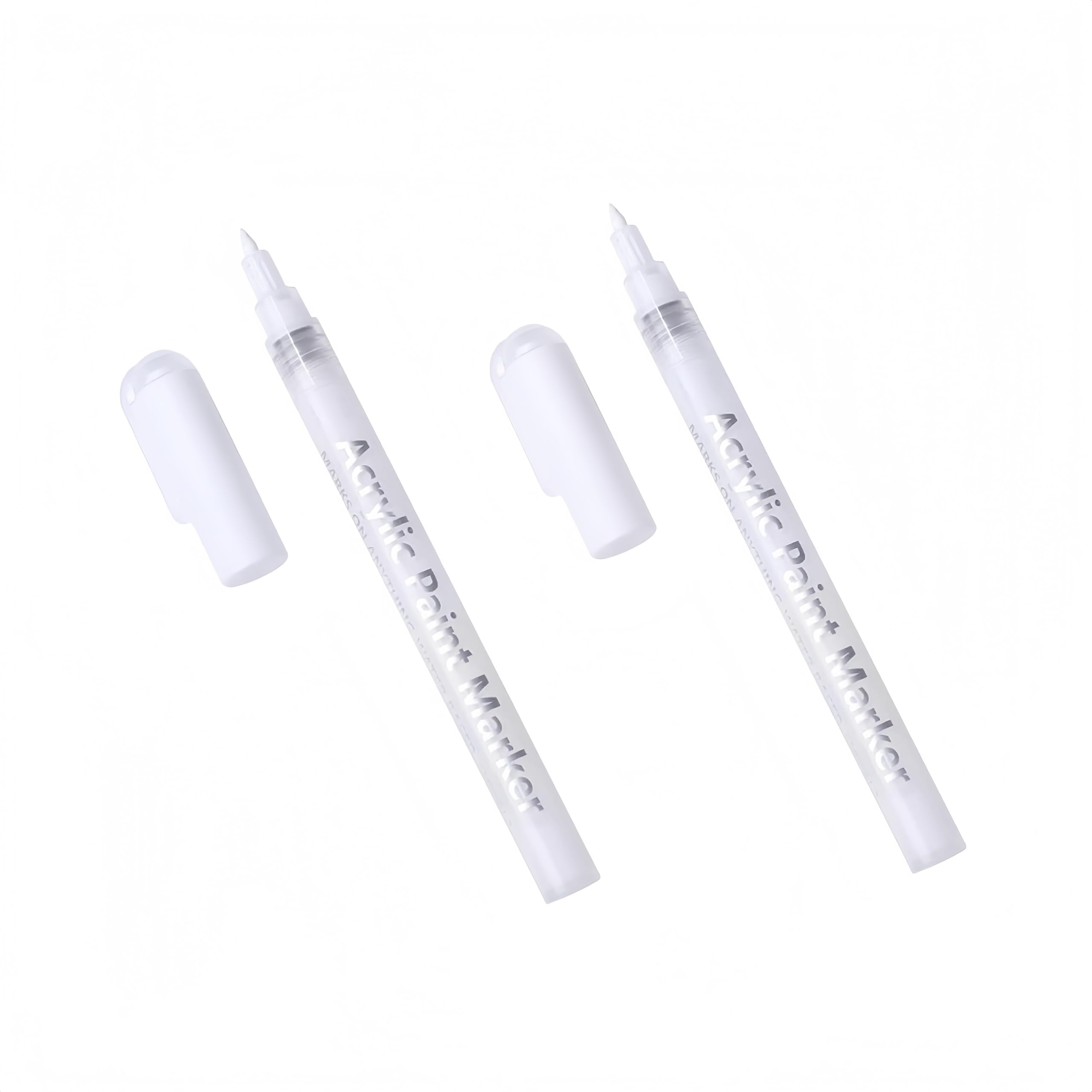 2pcs Nail Art Pens, di penne 3D per nail art,0.5MM Penna 3D Professionale per Nail Art, Penne Smalto per Unghie a Asciugatura Rapida, Impermeabili e Durevoli Pennarelli Nail Art, DIY Nail Art Graffi