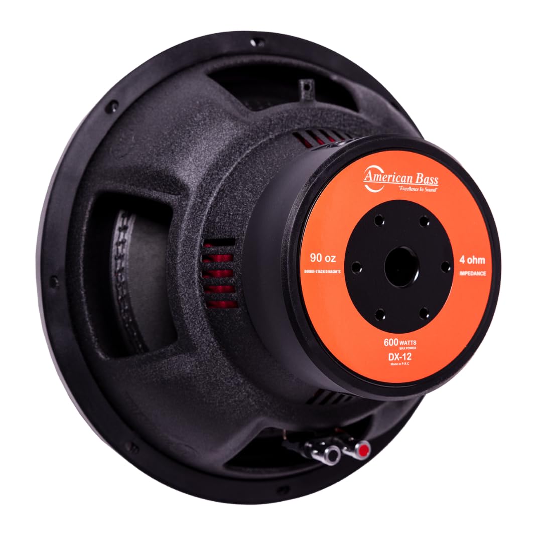 American Bass DX 12 600 Max Watts Car Subwoofer product thumbnail 4