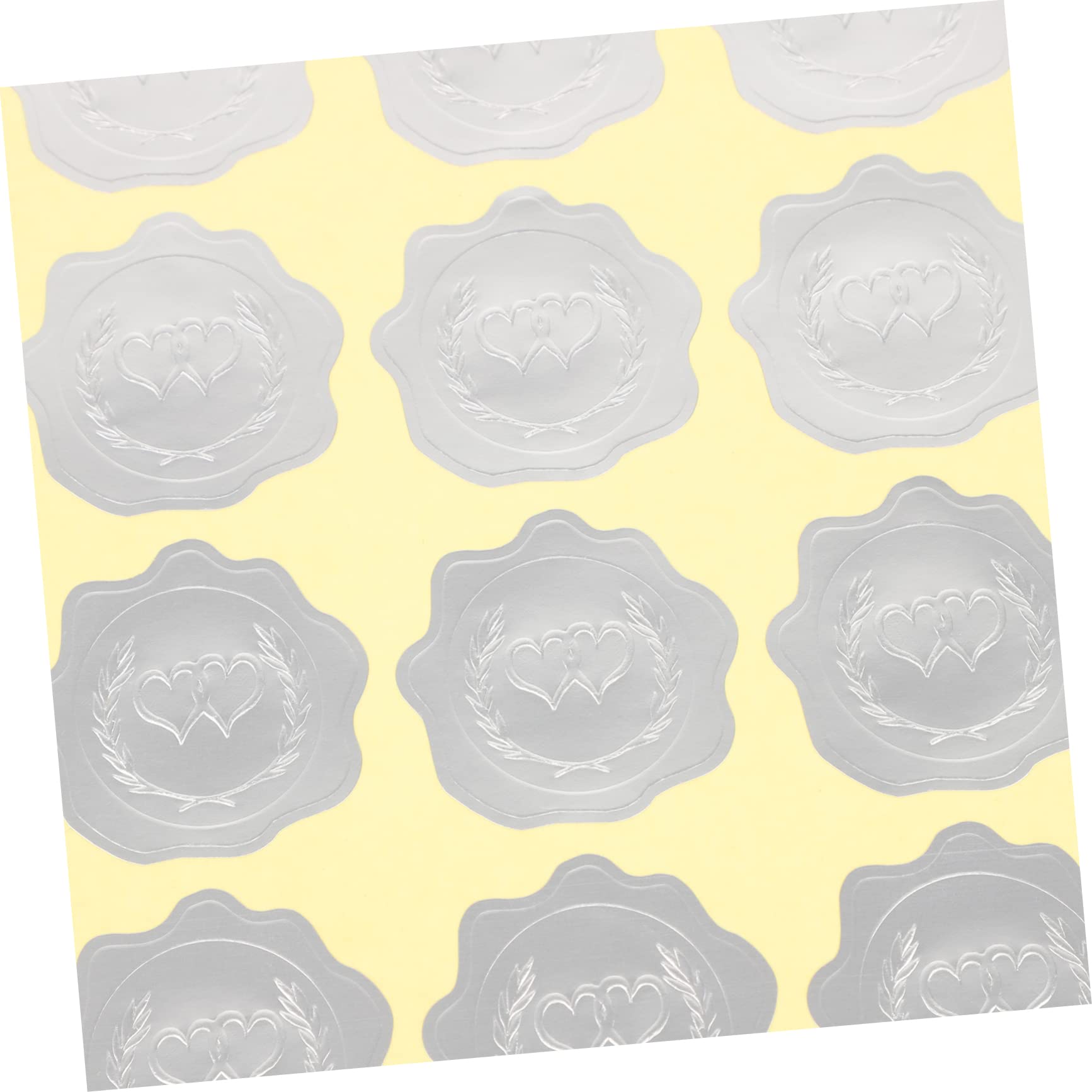 Lurrose 25fogli Adesivi Per Buste Stickers Per Chiusura Decorazioni Per e Adesivi Multi-funzionper Etichette e