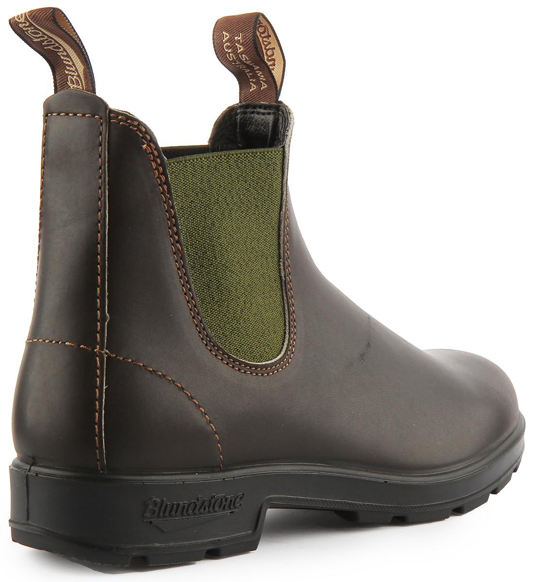 BLUNDSTONE Original 500 leren chelsea boots donkerbruin | wehkamp