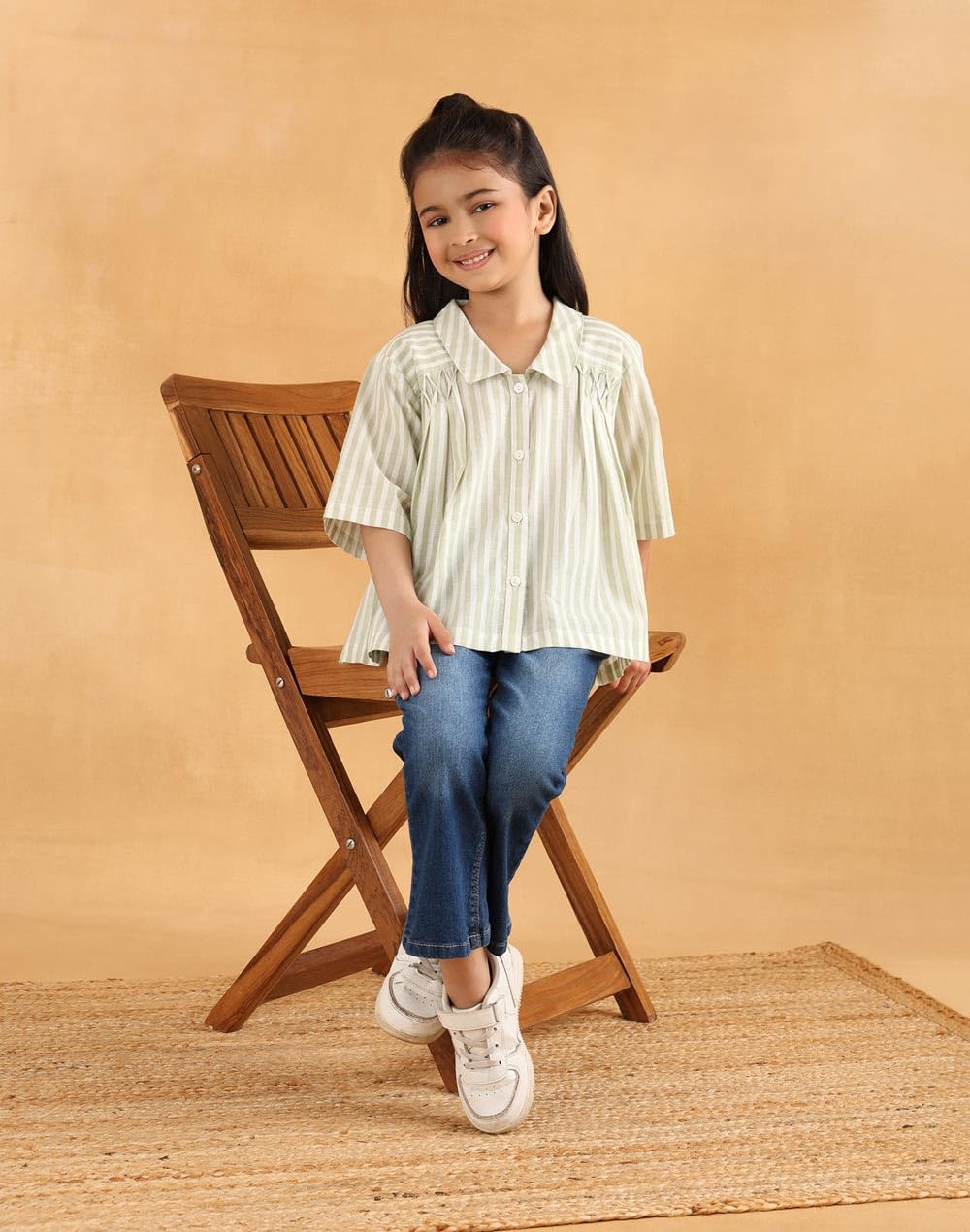 Fabindia Green Cotton Top 3