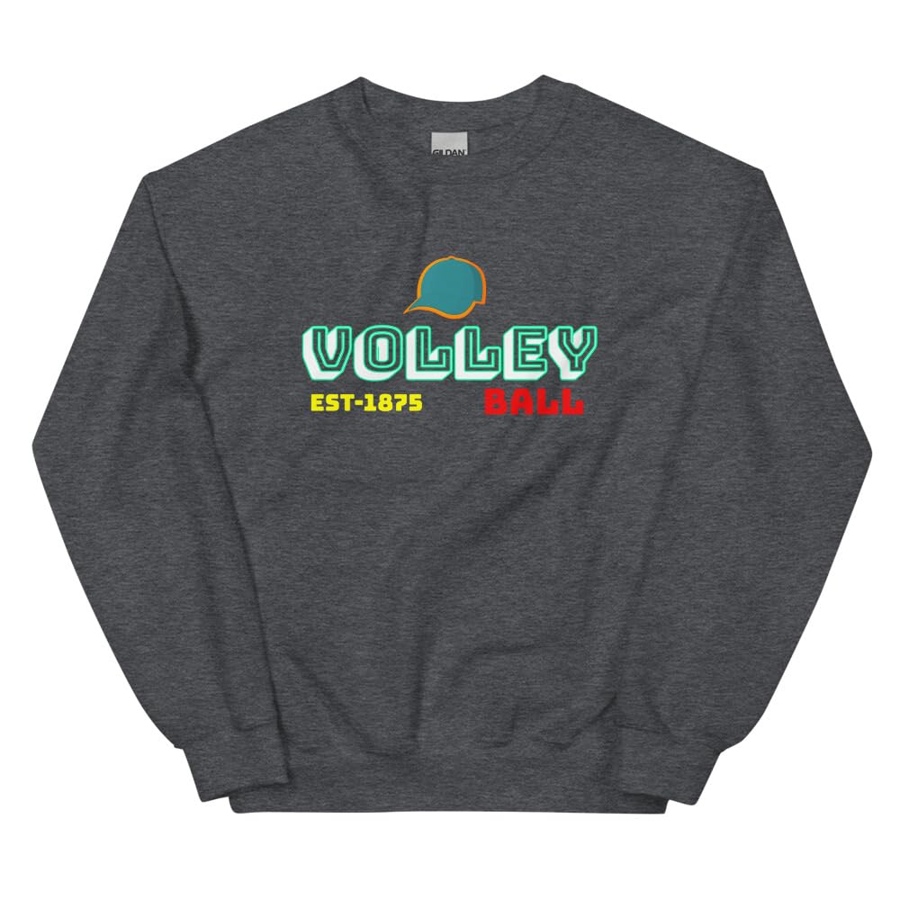 Unisex Sweatshirt Volleyball Dark Heather