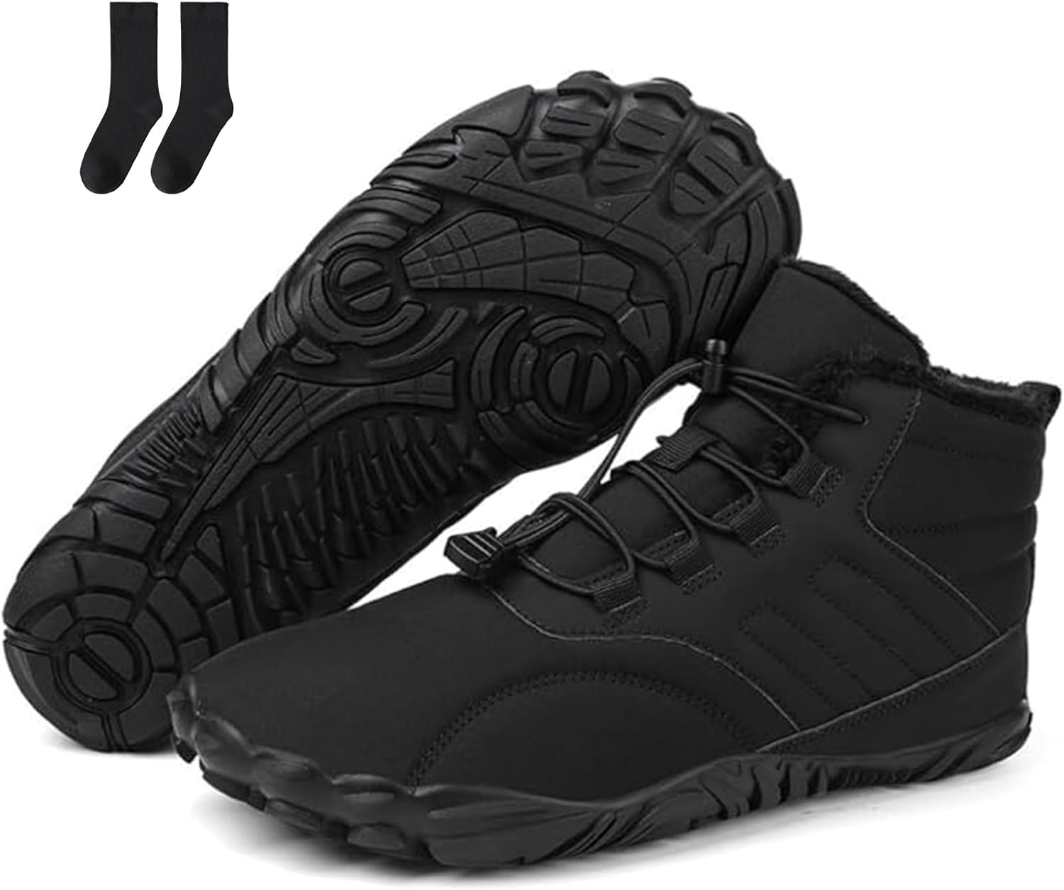 Barefoot Winter Shoes Women Men, Hike Barefoot Foot Shoes Womens Men, Grounded Footwear for Women