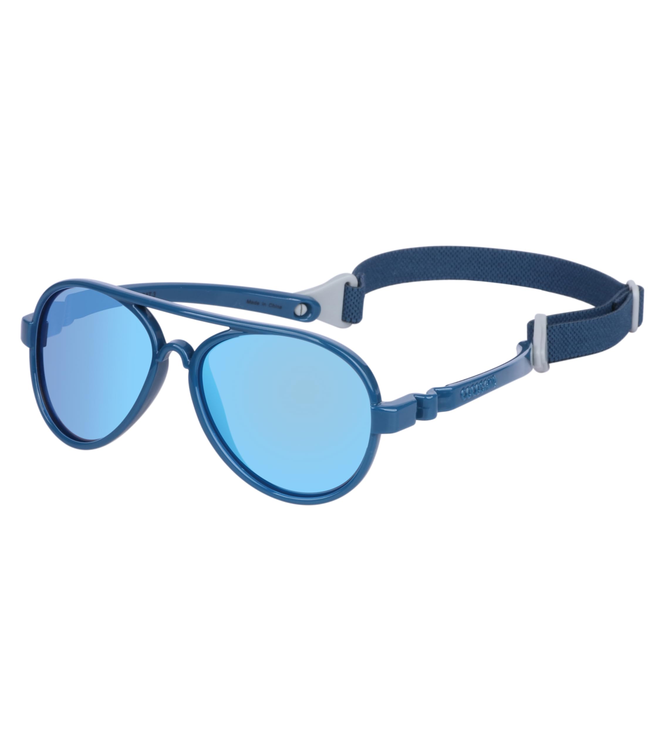 COCOSAND Baby Aviator Polarized Sunglasses with Adjustable Strap for Baby Infant Girl Boy 0-18 Months