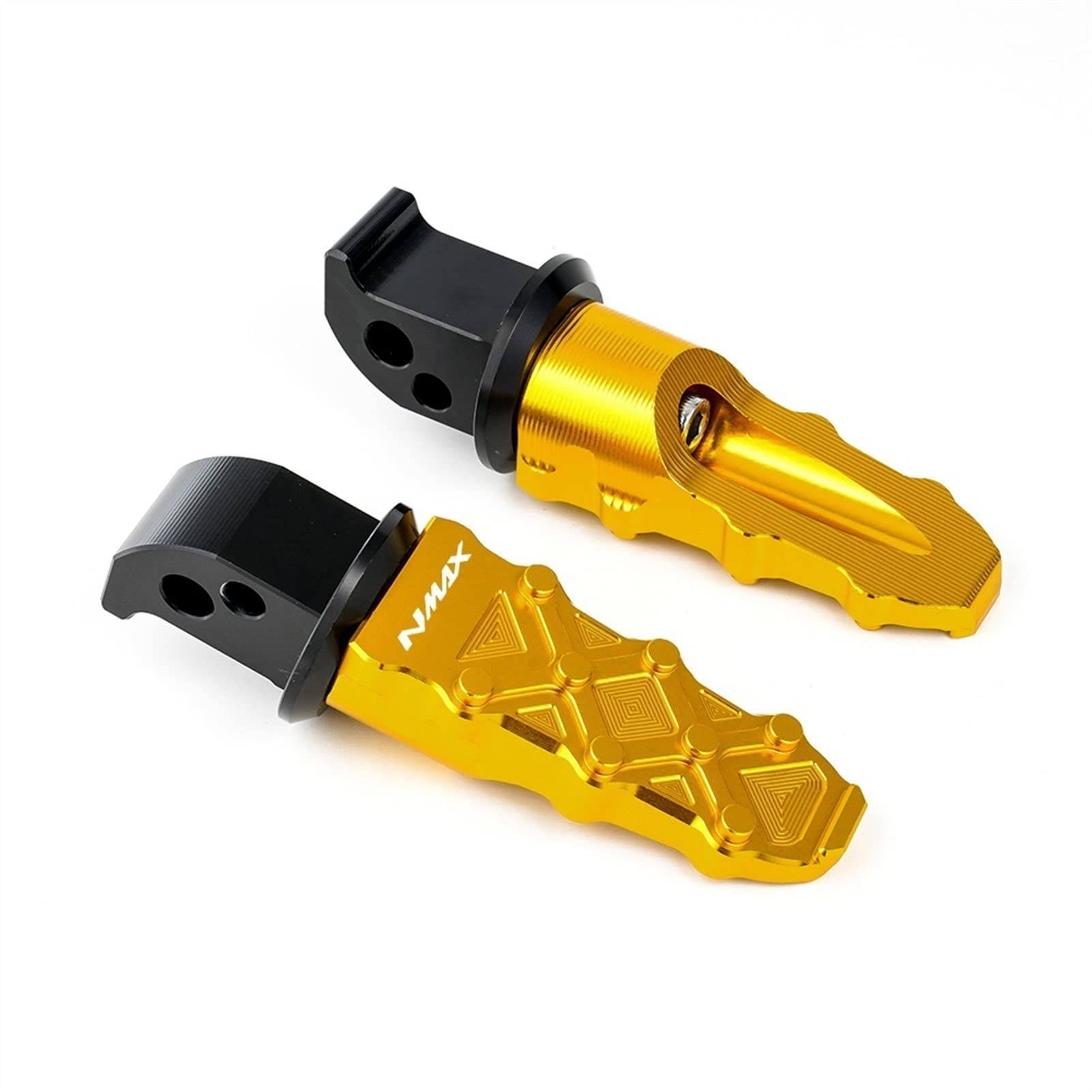 Repose-Pieds Arrière pour Yamaha NMAX 155 et 125 de 2015 à 2020 en Aluminium Doré