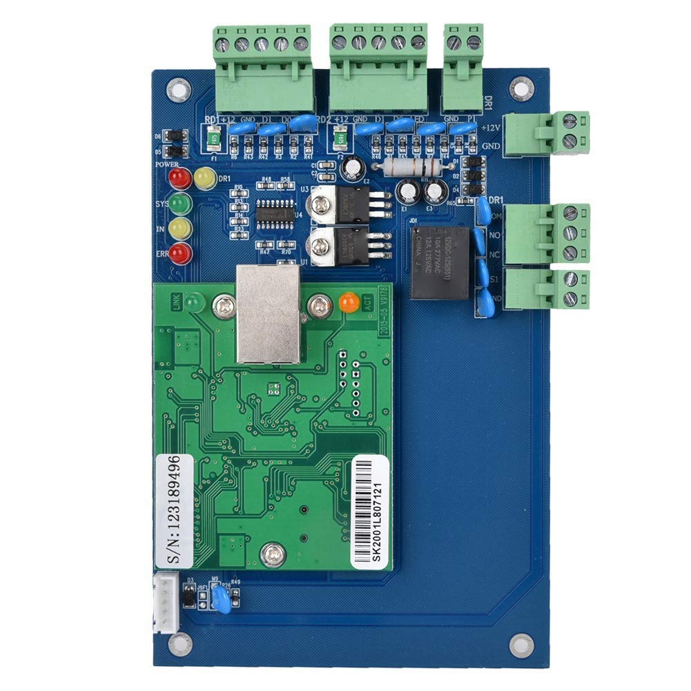 Sonew Gache Electrique Portillon, Contrôle D'accès de Porte Kit De Réseau /IP avec Carte Complète Lecteur de Carte Étanche