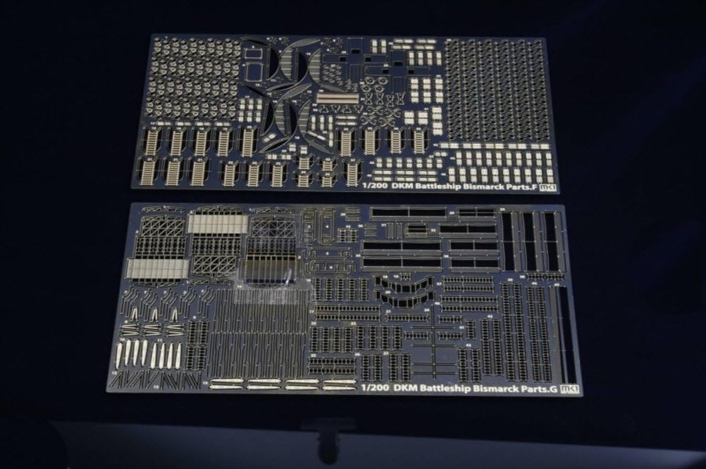 MK.1 Design 1:200 Bismarck Detail-up Parts Value Pack for Trumpeter (Not Included Original Model Kit. Detail up Parts Only)