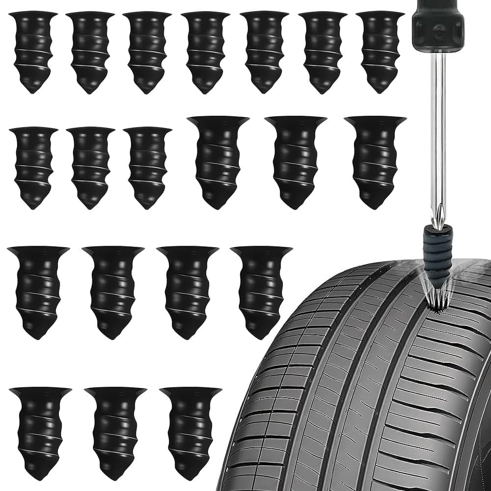 Amazon.co.jp: タイヤ修理ラバーネイル パンク修理キット 20個