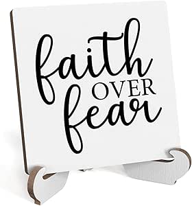 Amazon.com: Bible Verse Table Desk Decor Inspirational Rustic Christian ...
