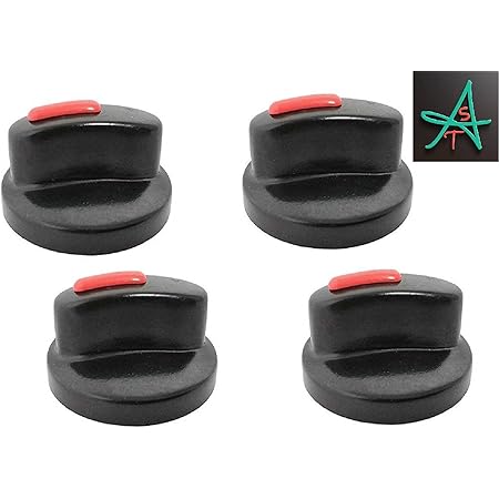 Buy AST® Gas Stove Knobs, Push Knobs, On-Off Knobs Made up of Bakelite ...