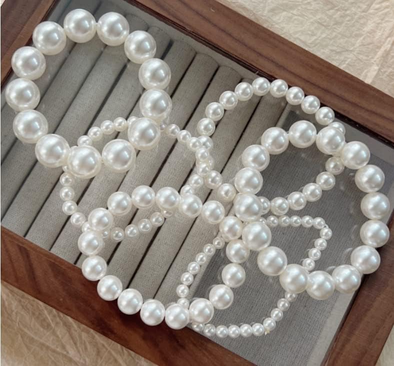 Miniatura 9 de KONMAY 1 rollo de cuerdas elásticas planas de 0.031 in, cordón elástico de cristal marrón de 450 yardas para hacer pulseras de joyería, cuentas,