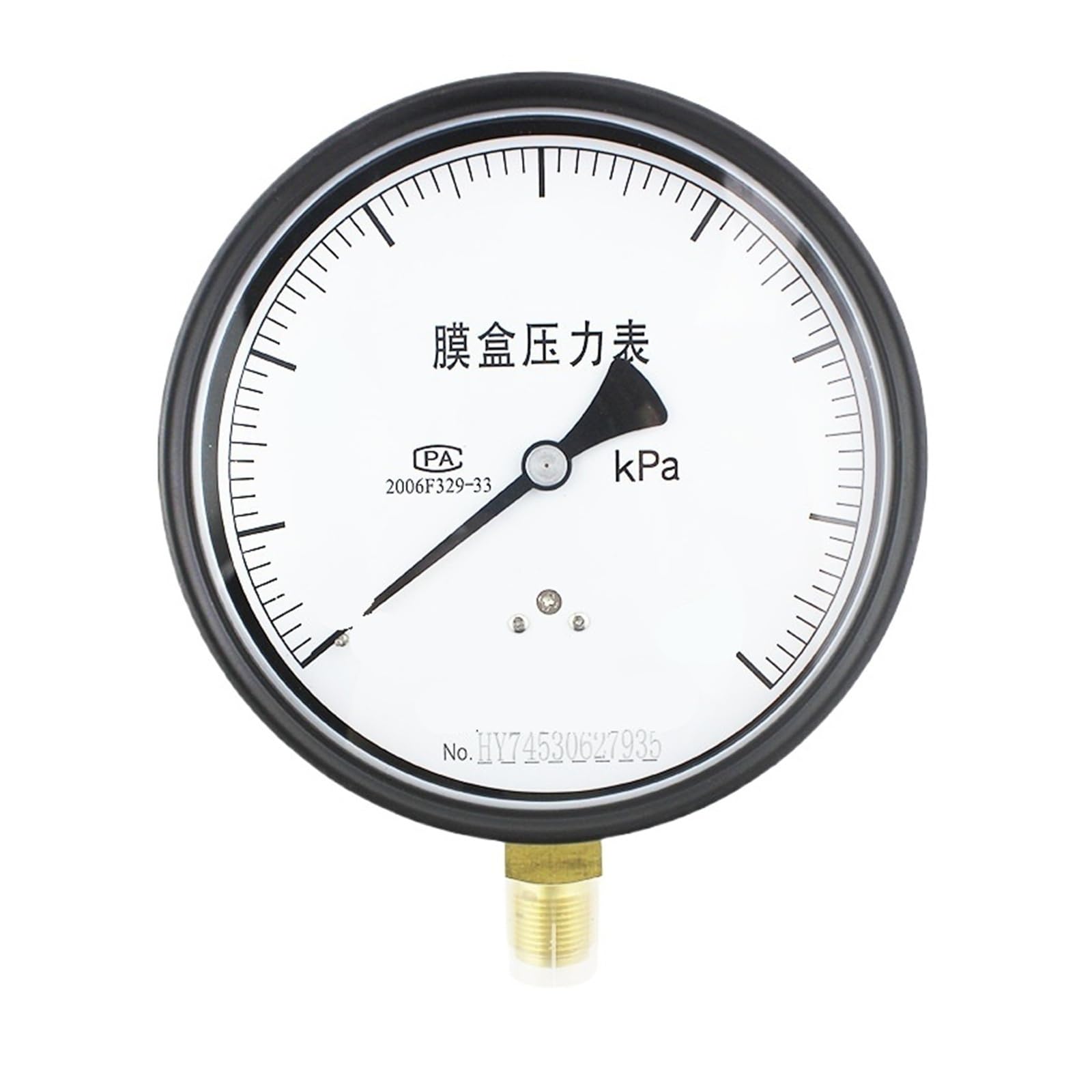 Manomètre à membrane YE-150 pour mesure précise de basse pression 0-6 kPa - 3