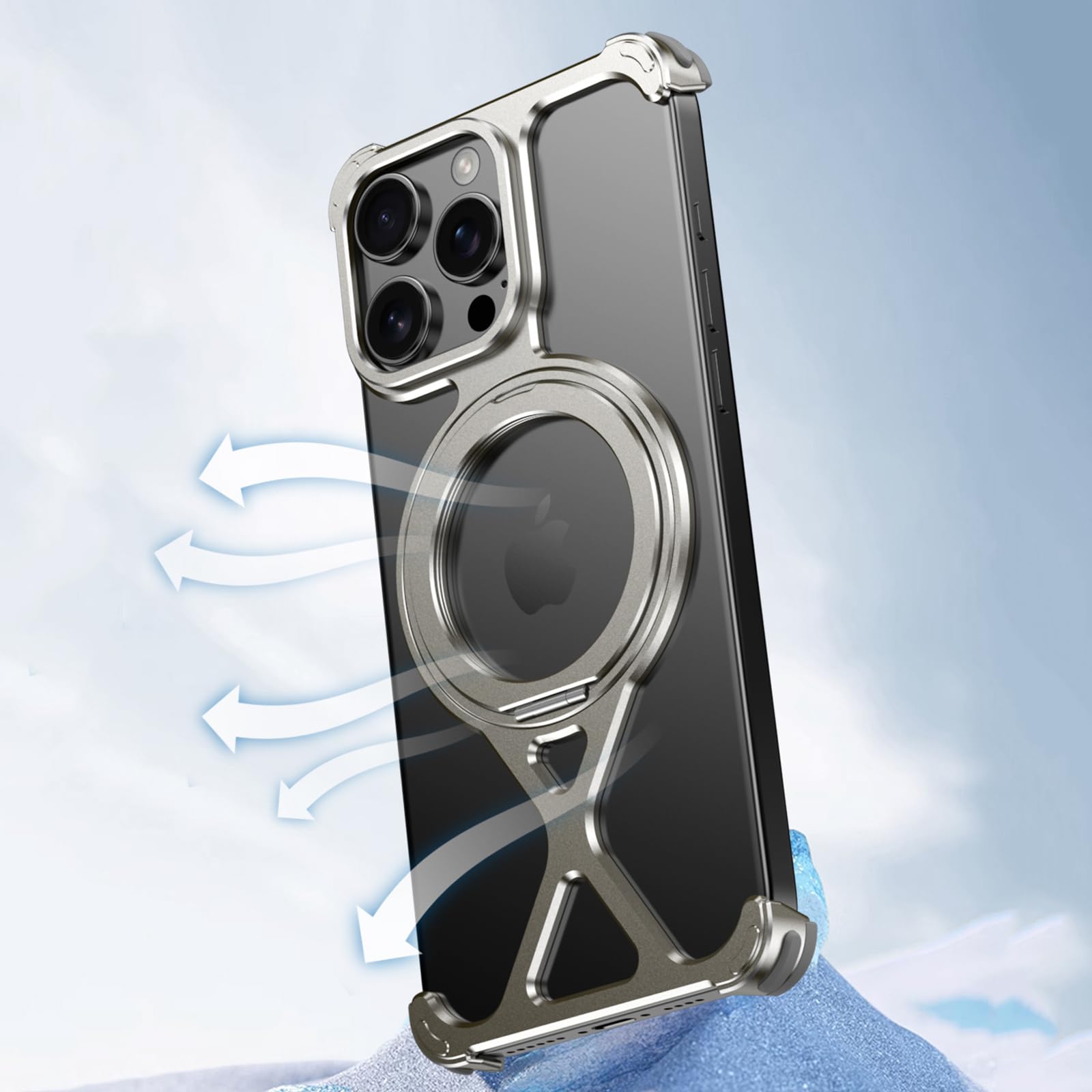 Minimalist Phone Case Compatible With IPhone 16 Pro, 360