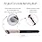ENERGY Foundation Brushes Set - Angled Brush & Mini Concealer Brush Premium Synthetic Eye Makeup Bushes for Blending Liquid Foundation Cream Powder Cosmetics 270S/370S