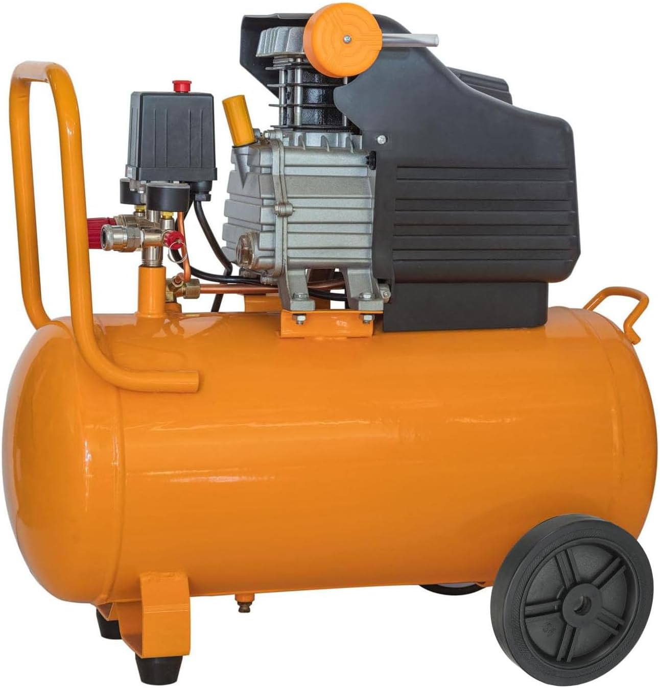 Pack Of 2 Heavy Duty Quiet Air Compressor Wheel Durability Casters Wheel 20/25mm Mounting Hole For Easy Mobility Air Compressor