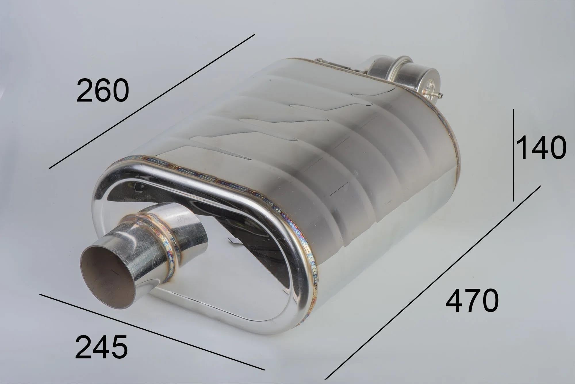 Terminales de Escape Kit Tubo Escape Con Válvula Vacío Y Control Escape Universal Automóvil Silenciador Variable Acero Inoxidable 51 63 Y 76Mm Control Remoto Tubo de Escape Coche(63MM Vacuum Pump)