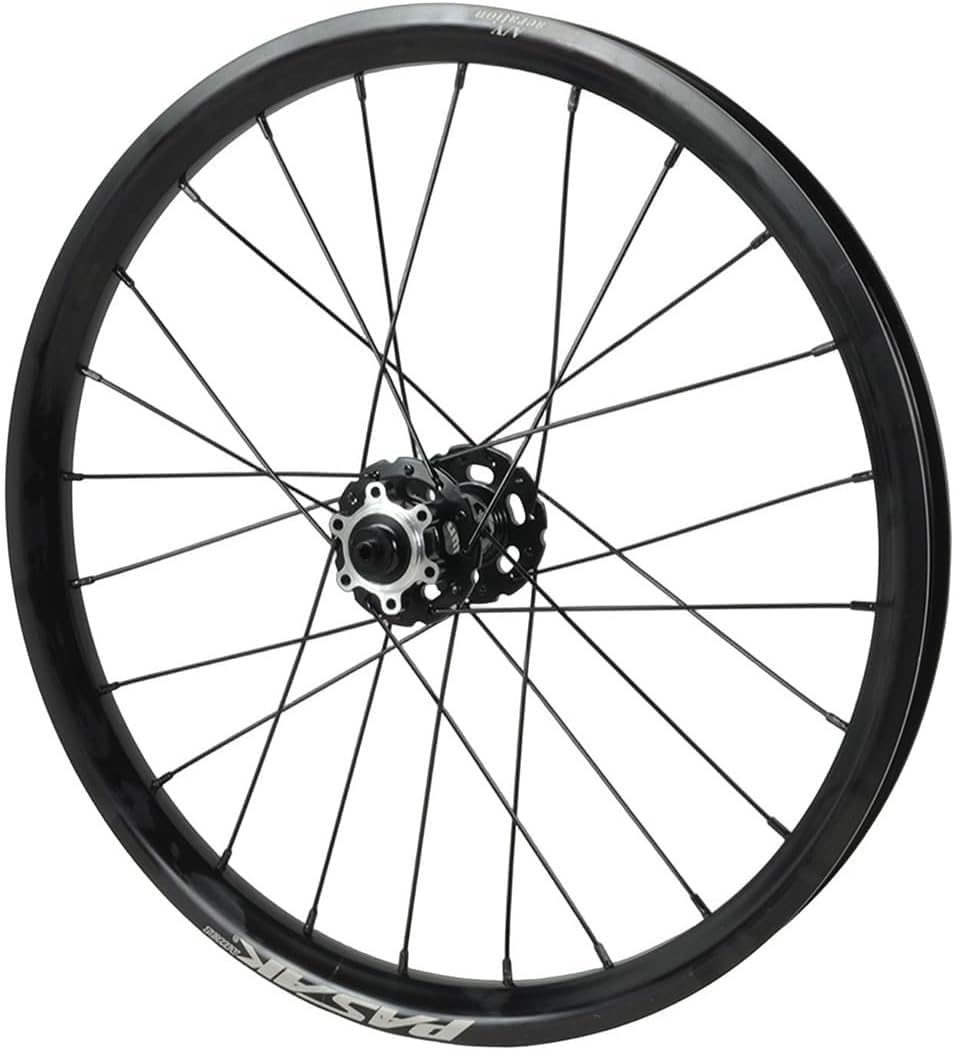 Juego Ruedas Bici Plegable 20" 406, Llanta BMX, Freno Disco Delan/Tras, Liberación Rápida QR 100/135 mm, Compatible Cassette HG 7-12v