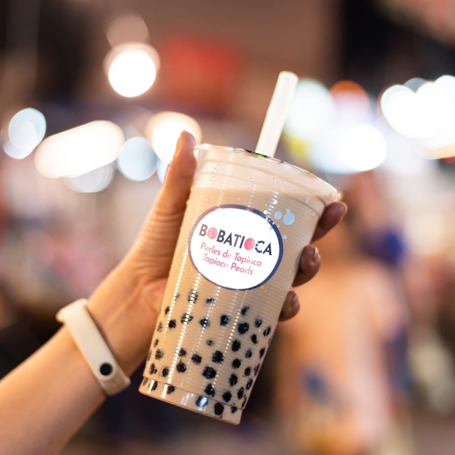 Perlas de Tapioca para Bubble Tea – Perlas reales hechas en Taiwan – Para uso en Boba Tea, Bubble Tea, helados y postres. Paquete de 1kg.