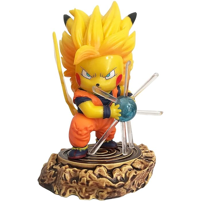 Buy DBZ Anime Action Figure PikaChoo Pika Figurine Cosplay Goku Figure