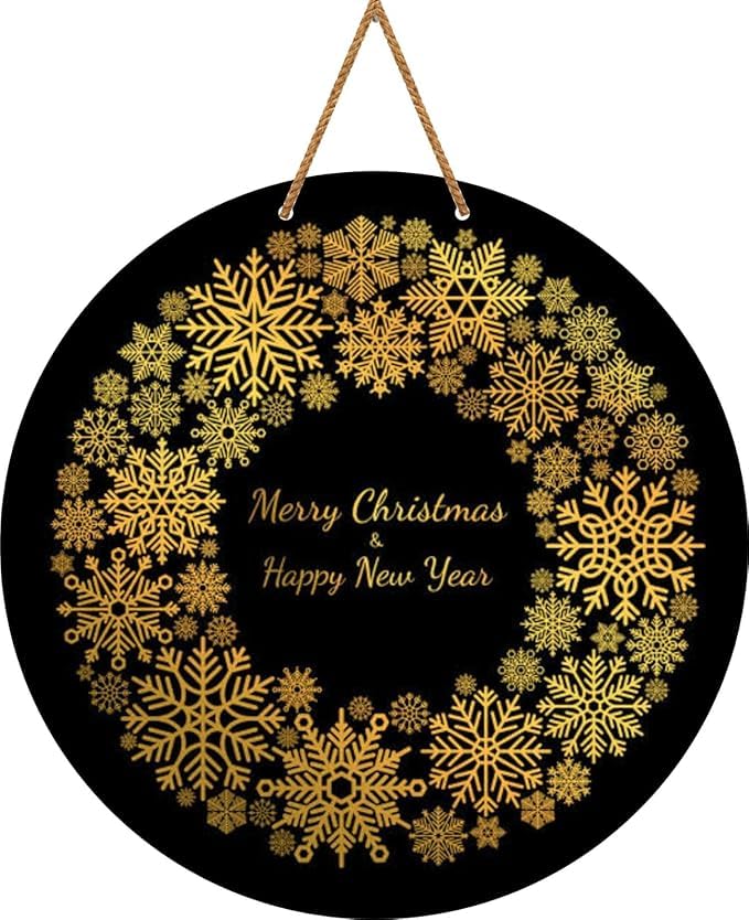 Tenture murale Merry Christmas 35cm déco fête