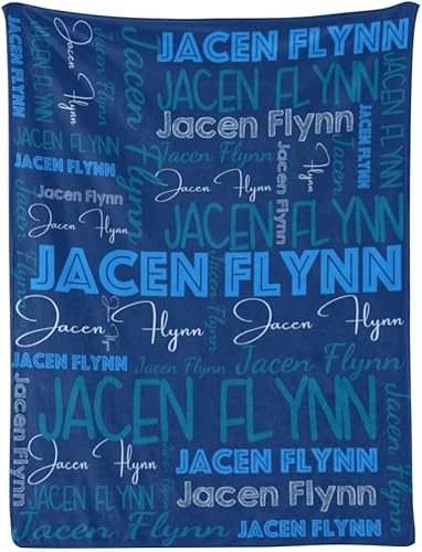 Miniatura 103 de Dr.TOUGH Mantas personalizadas para niños y adultos, manta personalizada con nombre para niños, manta con monograma con nombres personalizados