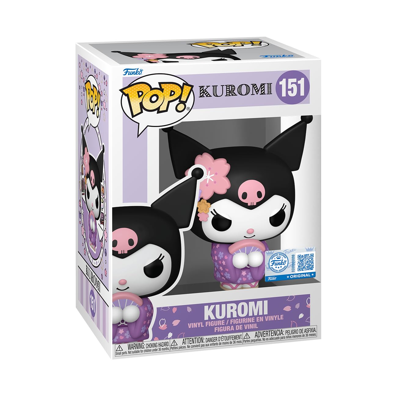 Funko POP! Sanrio: Hello Kitty - Kuromi in Kimono - Collectable Vinyl Figure - Gift Idea - Official Merchandise - Toys For Kids & Adults - Model Figure for Collectors and Display