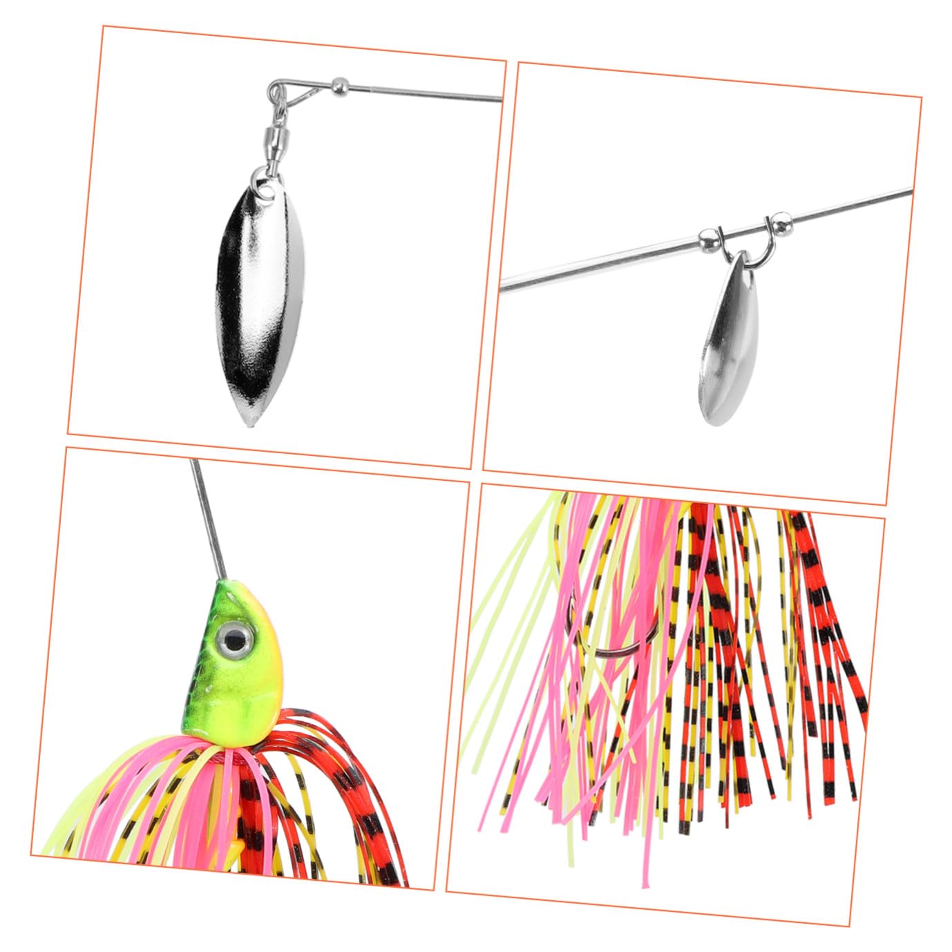 INOOMP 15pezzi Esche Artificiali Con Design Ipersensibile Per Pesca Sportiva Di Esche Per Mare e Fiume Resistente All Usura e Facile Da Trasportare