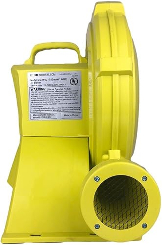 Miniatura 7 de Bomba de aire residencial 1HP para inflables, bomba de aire eléctrica compacta para casas de rebote, toboganes de agua, castillos inflables y