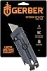 Gerber Gear Prybrid, Box Cutter Retractable Blade, Heavy Duty Utility Knife with Pry Bar, Bottle Opener, and Wire Stripper - Multi tool Pocket Knife - EDC Gear - Blue