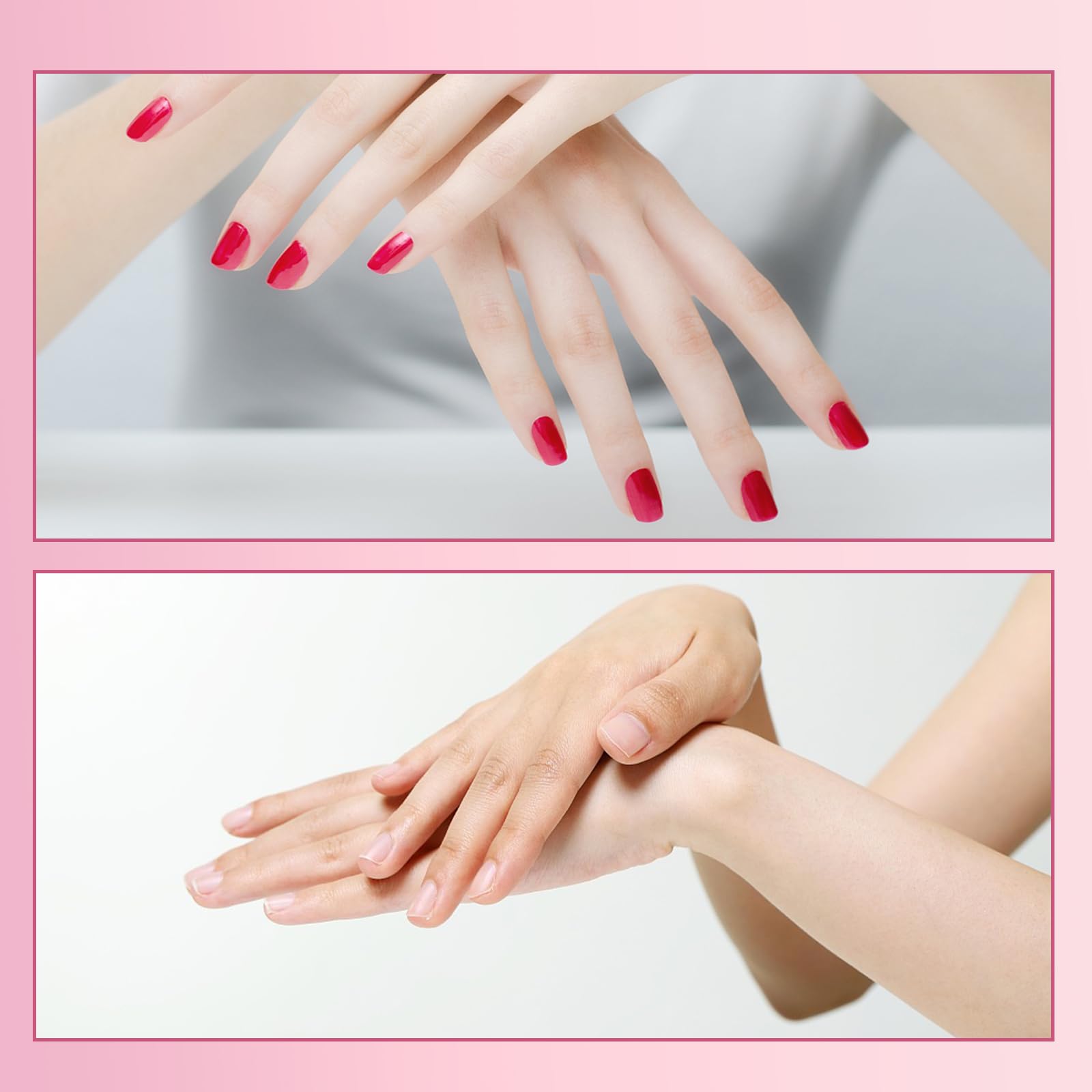 200 envolturas de uñas de aluminio para eliminación de polvo de inmersión acrílico, kit de removedor de esmalte de gel con 1 empujador de cutículas, 1 pelador triangular y 2 limas de uñas, 9