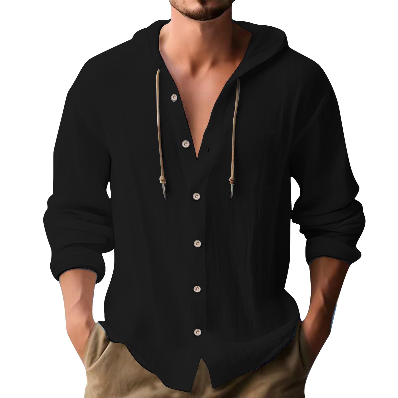 DENGJIAMY Kerst Kerstman Jas voor Mannen Xmas Imitatiebont Trim Lange DENGJIAMY Kerst Kerstman Jas voor Mannen Xmas Imitatiebont Trim Lange