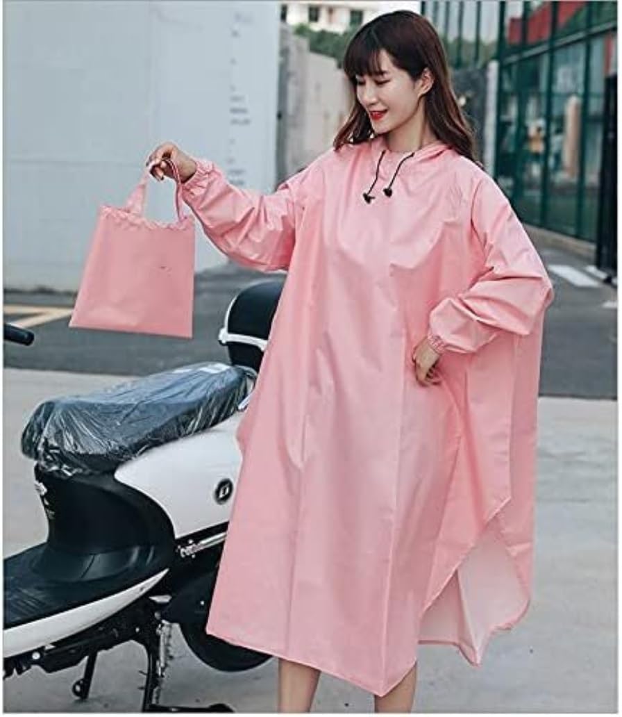 Capa de Lluvia Reutilizable Mujeres Adultas Poncho Ciclismo Impermeable Delgado Y Portátil Viajes Al Aire Libre Camping Ropa de Agua para Exteriores