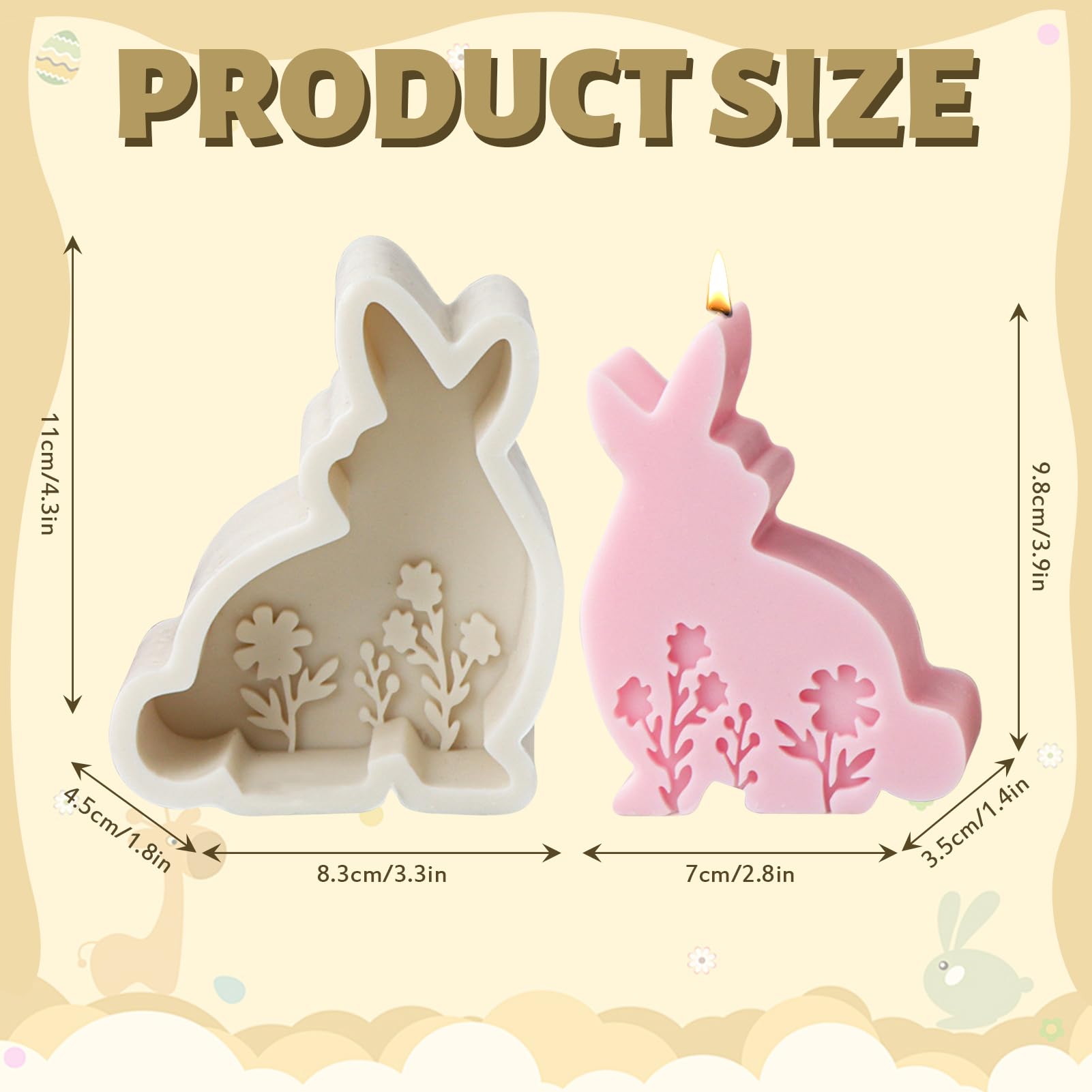 Siliconen gietvorm Happy Egg | Knutselwinkel VBS Hobby