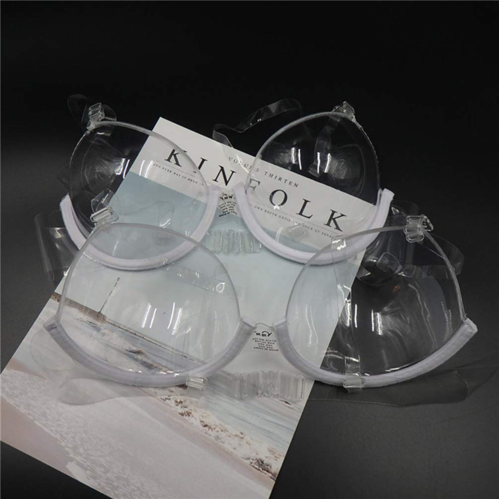 PRETYZOOM Soutien-gorge transparent pour femme - Soutien-gorge transparent - Réglable - Soutien-gorge jetable - Taille 34