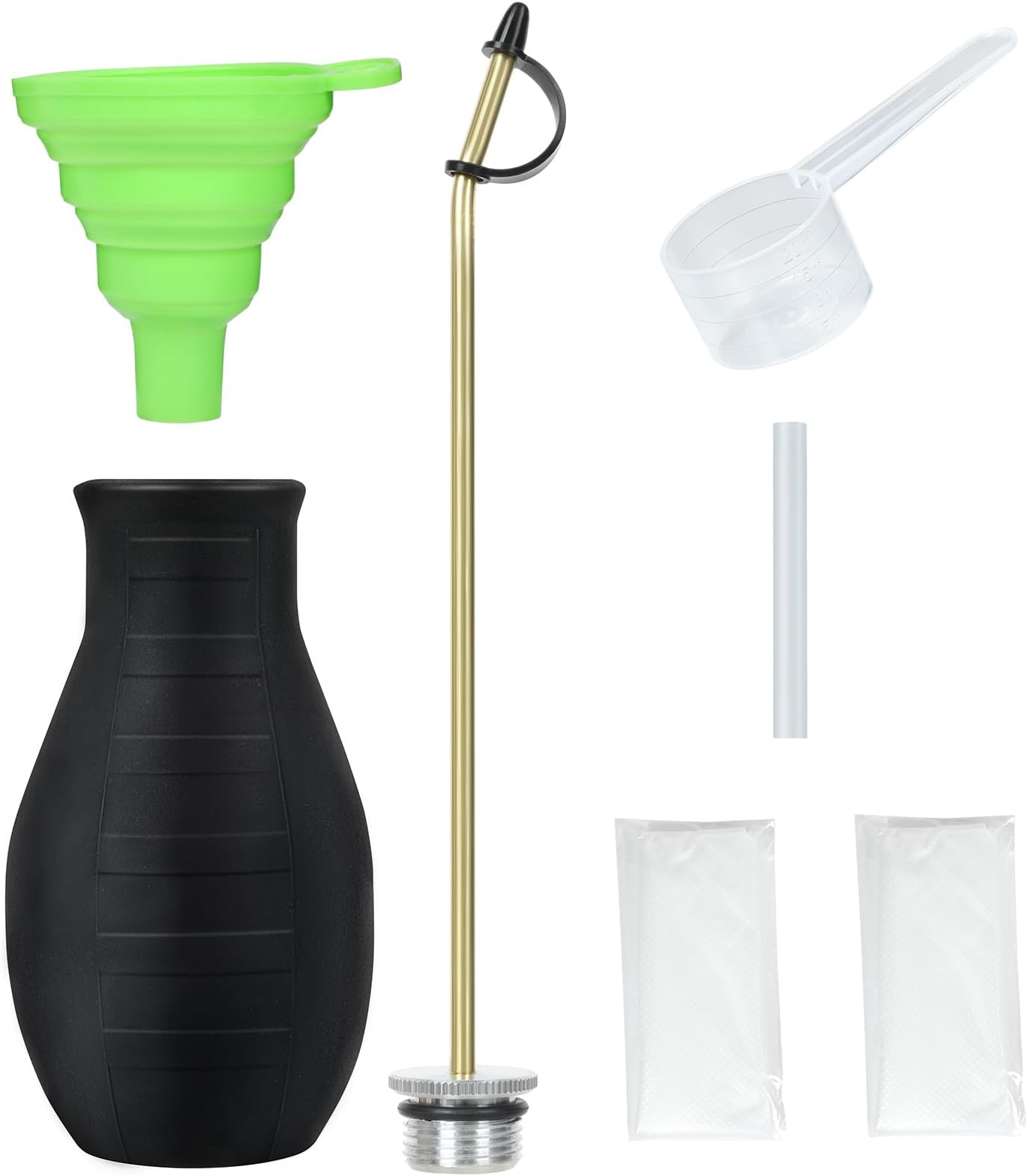 Diatomaceous Earth Duster, Powder Sprayer, Garden Duster Applicator Dispenser with Long Plastic Tube for Organic Gardening Agricultural Supplies for Diatomaceous Earth & Other Home Powder Applications
