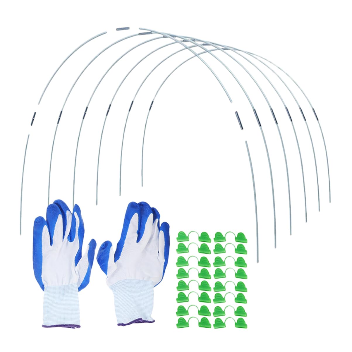 Luxshiny 1 Ensemble Support de Jardin Arceau pour Tunnel de Culture Support Pratique et pour et Jardinage