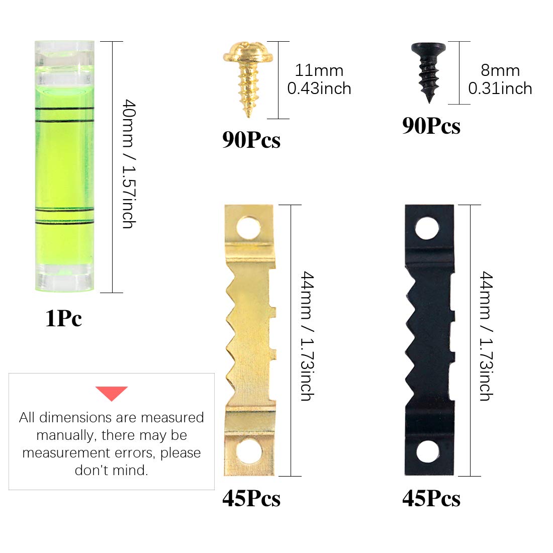 Riesiges Bilder-Aufhänger-Set Mit 601 Teilen - Inklusive Mini-Waage Für Perfekte Bildermontage