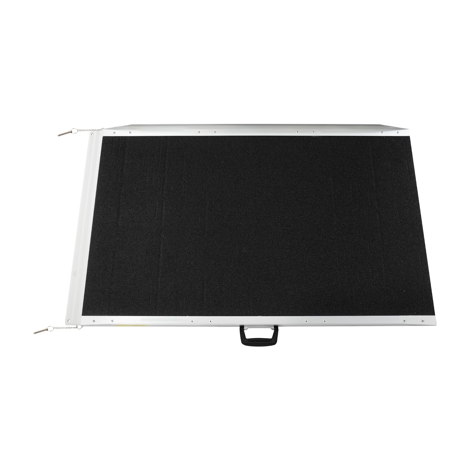 Rampa para silla de ruedas de 122 cm, soporta hasta 272 kg, de aluminio, para silla de ruedas, con superficie antideslizante, rampa de acceso para silla de ruedas, andador, escalones y umbrales de