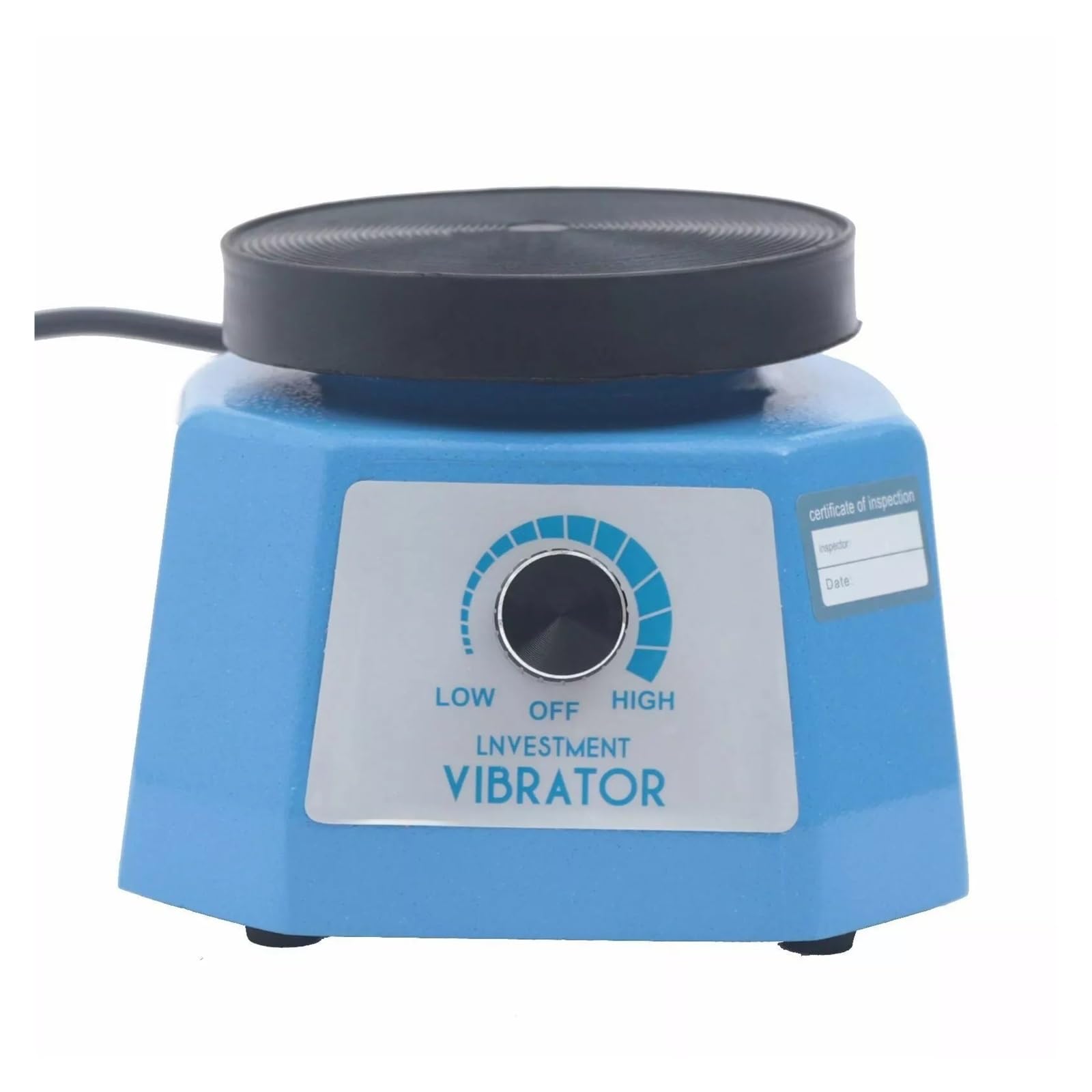 Laborschüttler, 4 "Runder vibrator mit variabler Geschwindigkeit, Laborschüttler, Oszillator, Vibrationsmaschine for Mischen von Gips-/Gipsgieß, 100 W