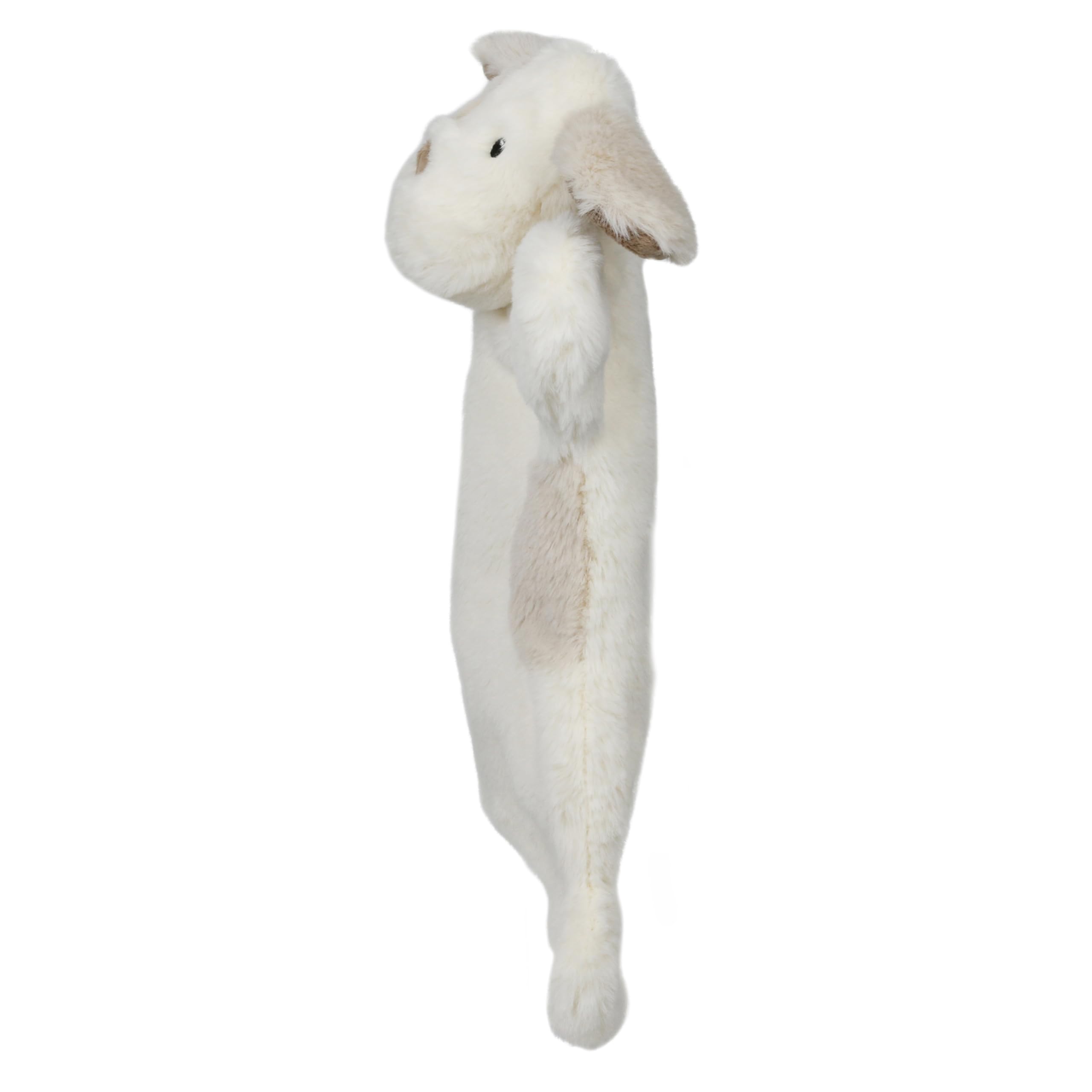 The Puppet Company - My Cuddly Puppet Cream Dog – miękka wygodna zabawka dla lalek – prezent dla noworodka, przytulanka – 340 mm