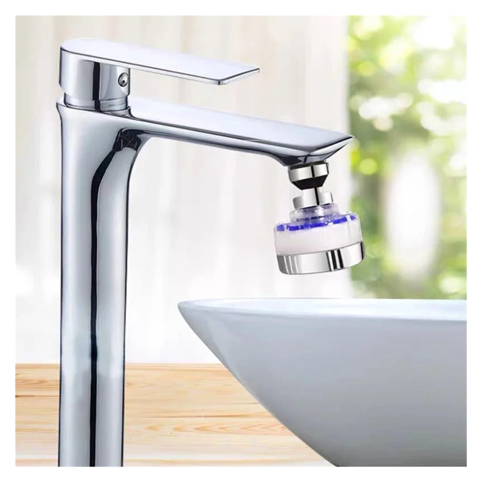 Adattatore Universale per Rubinetto da Cucina, ugello per Rubinetto da Bagno a Risparmio idrico con Filtro, connettore aeratore per Rubinetto, Testina spruzzatrice Anti-